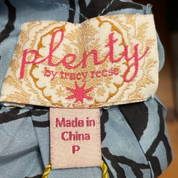 Plenty by Tracy Reece Paisley Silk Top Size Small - Picture 6 of 8